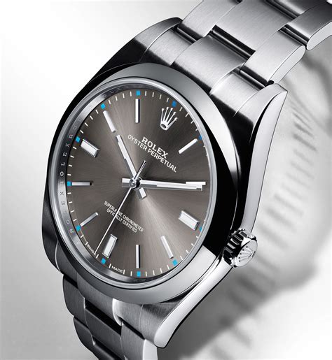 rolex oyster perpetual 39mm grey blue|rolex oyster perpetual 39 114300.